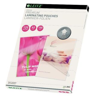 Pouches ILam - A3 - 303x426 mm - 2x125 micron - Leitz - conf. 100 pezzi