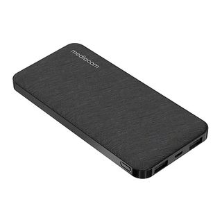 Powerbank ultrasottile USB - da 10.000 mAh - nero - Mediacom