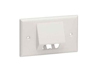 Presa Utente - PLACCA PER 4 MINI-COM BIANCA