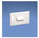 Presa Utente - PLACCA PER 4 PRESE NETKEY BIANCA