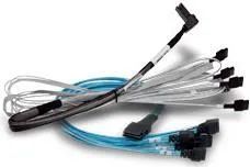Broadcom - Cavo interno SAS - Slim SAS (SFF-8654) (M) a Mini SAS HD (SFF-8643) …