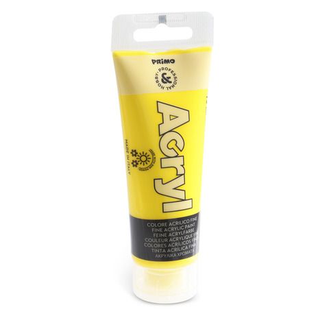 Primo TEMPERA TUBO ACRILICO COL.GIALLO 75ML