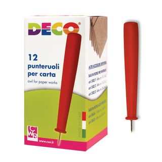 Punteruolo per carta - 9 cm - Deco - conf. 12 pezzi