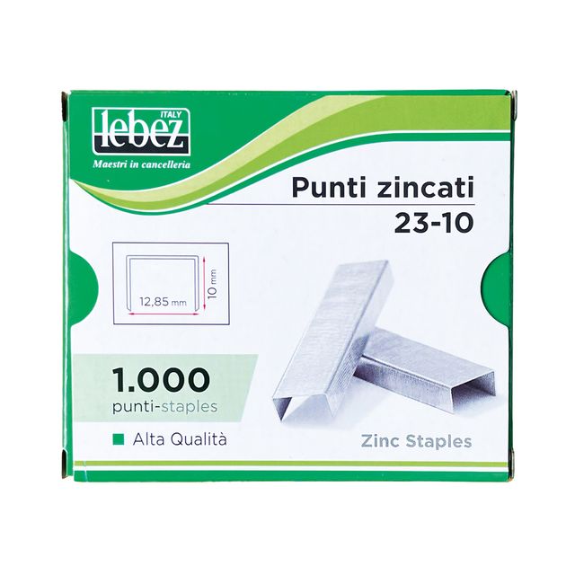 Punti KH - 23/10 - alti spessori - acciaio zincato - metallo - Lebez - conf. 10…