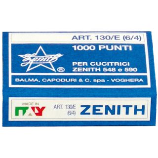 Punti Zenith 130/E S100 - 6/4 - acciaio naturale - metallo - Zenith - conf. 100…