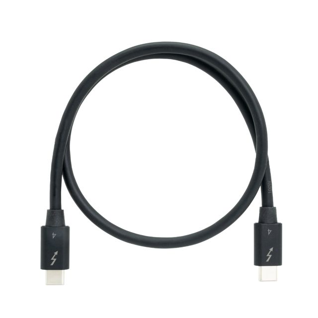 QNAP CAB-TBT4-0M5 - Cavo USB - 24 pin USB-C (M) a 24 pin USB-C (M) - Thunderbol…