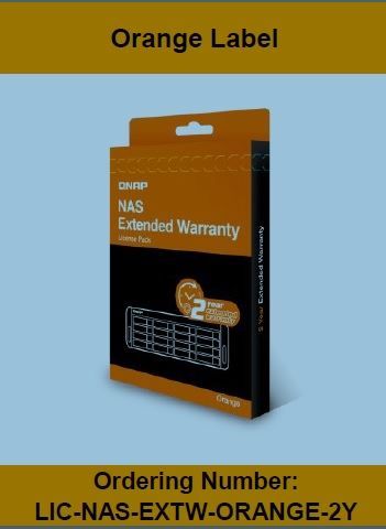 QNAP Extended Warranty Orange Label - Contratto di assistenza esteso - parti e …