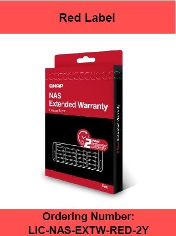QNAP Extended Warranty Red Label - Contratto di assistenza esteso - parti e man…