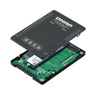 QNAP QDA-A2MAR - Comprensivo di RAID interno - da 2,5" a 2 x M.2 - RAID 0, 1, J…