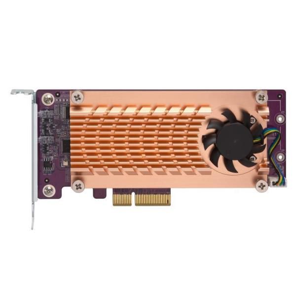 QNAP QM2-2P-244A - Storage controller - PCIe - profilo basso - PCIe 2.0 x4 - pe…