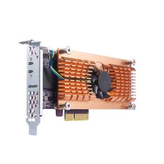 QNAP QM2-4P-384 - Storage controller - PCIe 3.0 - profilo basso - PCIe 3.0 x8 -…