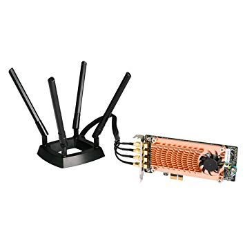 QNAP QWA-AC2600 - Adattatore di rete - PCIe 2.0 profilo basso - Wi-Fi 5 - per Q…