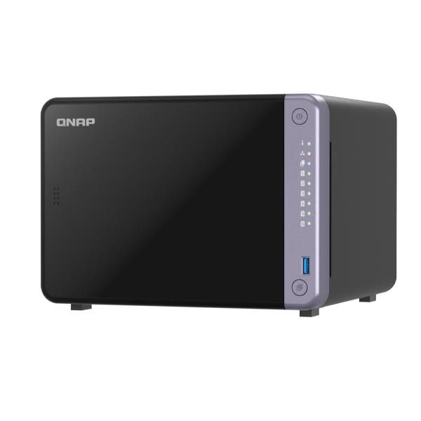 QNAP TS-632X-4G - Server NAS - 6 alloggiamenti - SATA 6Gb/s - RAID JBOD, RAID 0…