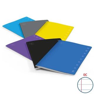 Quaderno Monocromo - A5 - 1 rigo c/margine - 42 fogli - 80 gr - Pigna