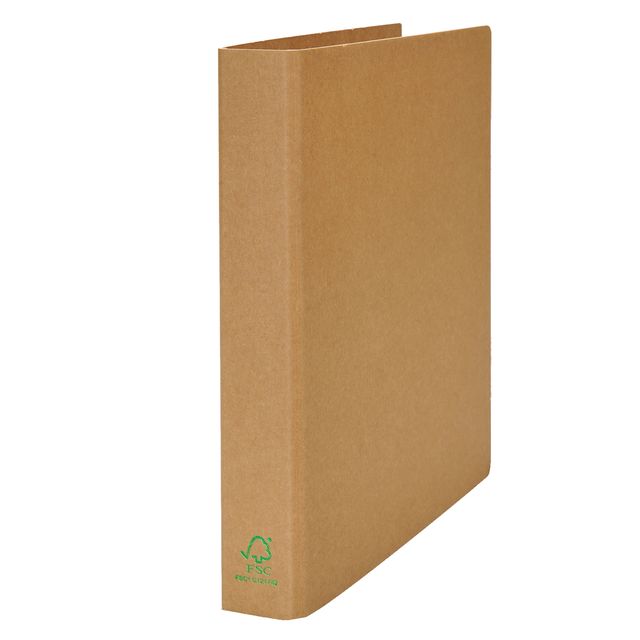Raccoglitore Eco - 22 x 30 cm - 2 anelli tondi 30 mm - dorso 4 cm - avana - Sta…