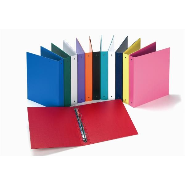 Raccoglitore Europa - 4 anelli tondi 40 mm - 22x30 cm - blu - Favorit