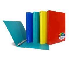 Raccoglitore Garda - 22 x 30 cm - 4 anelli tondi 25 mm - PP - colori assortiti …