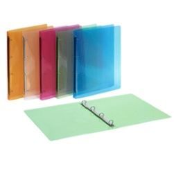 Raccoglitore Lumina - 22 x 30 cm - 4 anelli tondi 15 mm - PP - blu - Favorit
