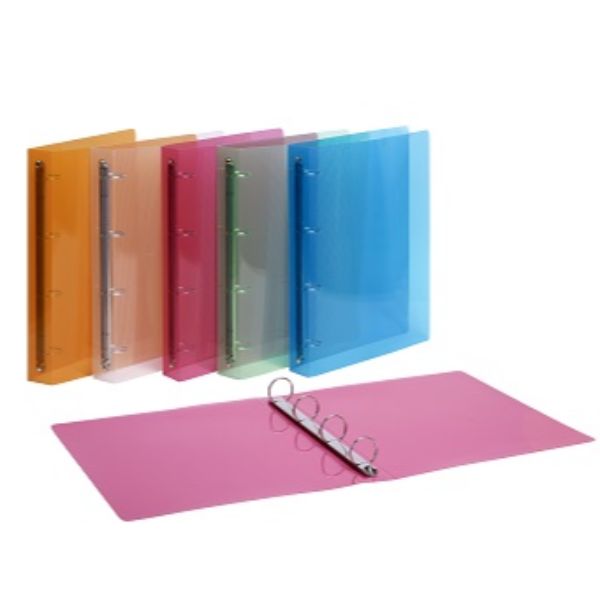Raccoglitore Lumina - 22 x 30 cm - 4 anelli tondi 30 mm - PP - blu - Favorit