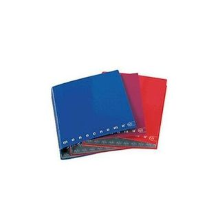 Raccoglitore Monocromo - A5 - 4 anelli tondi 25 mm - dorso 3 cm - colori assort…
