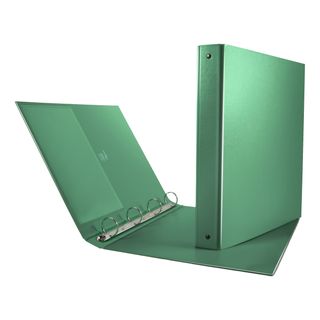 Raccoglitore Nettuno - 22 x 30 cm - 4 anelli a R 30 mm - dorso 3,5 cm - verde -…