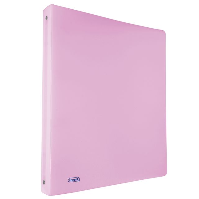 Raccoglitore Pastel - 22 x 30 cm - 4 anelli tondi 15 mm - PP - glicine - Favorit