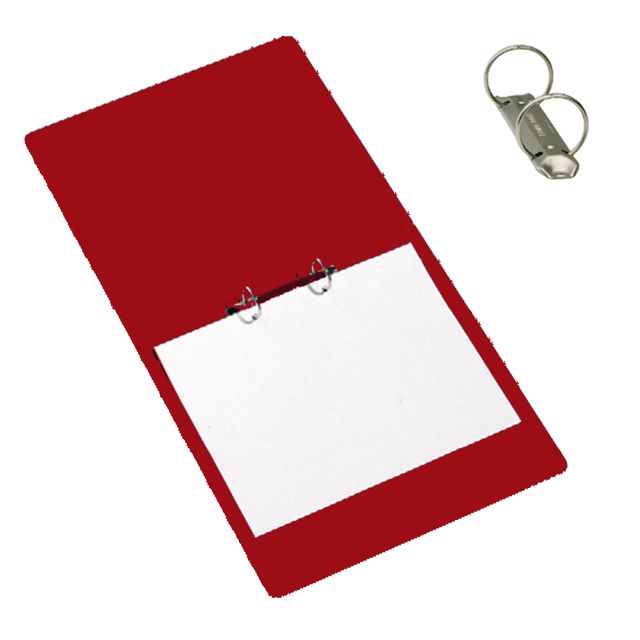 Raccoglitore Presspan - A4 - 2 anelli 25 mm - dorso 4 cm - rosso - Cartotecnica…