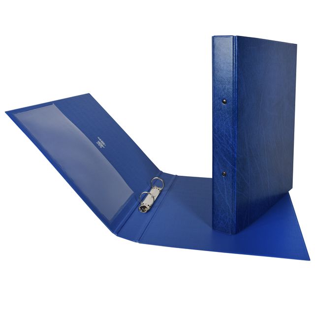 Raccoglitore Stelvio - 22 x 30 cm - 2 anelli a R 25 mm - dorso 3 cm - blu - Sei…