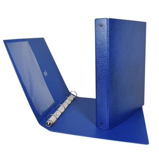 Raccoglitore Stelvio - 22 x 30 cm - 4 anelli a R 25 mm - dorso 3 cm - blu - Sei…