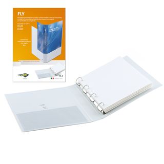 Raccoglitore personalizzabile Fly - 22 x 30 cm - 4 anelli a D 50 mm - dorso 7,5…