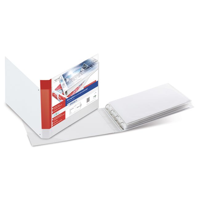 Raccoglitore personalizzabile Stelvio TI - 42 x 30 cm album - 4 anelli a D 40 m…