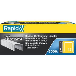 Rapid - Punti metallici - No. 13 - 6 mm - acciaio galvanizzato - pacco da 5000 …