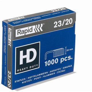 Rapid Strong - Punti metallici - 23/20 - acciaio galvanizzato - pacco da 1000 -…