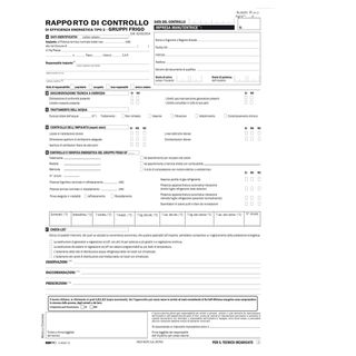 Rapporti controllo efficienza energetica T2 - 3 copie snap - 31 x 21cm - 25 fog…