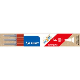 Refill a sfera Frixionpoint - punta 0,5mm - rosso - Pilot - conf. 3 pezzi