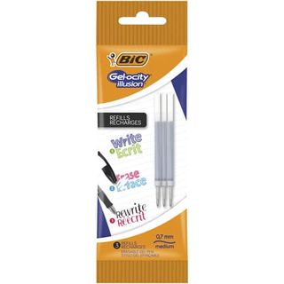 Refill a sfera gel cancellabile Gelocity Illusion - punta 0,7 mm - nero - Bic -…