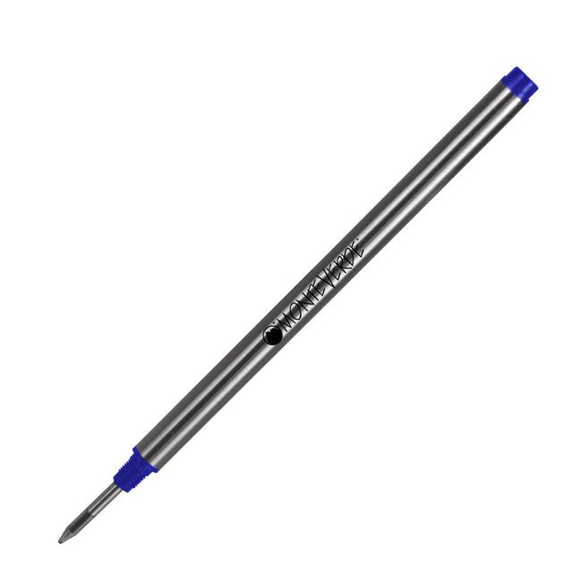 Refill in metallo per roller Montblanc - punta fine - blu - Monteverde - conf. …