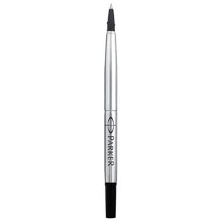 Refill roller Quink standard - punta fine - metallo - nero - Parker