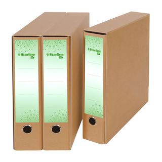 Registratore Avana Eco - commerciale - dorso 8 cm - avana - Starline