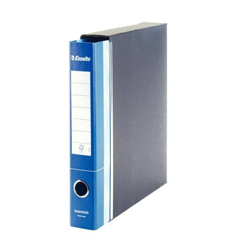 Registratore Essentials G72 - dorso 5 cm - commerciale 23 x 30 cm - blu - Essel…
