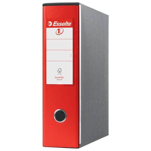 Registratore Eurofile G53 - dorso 8 cm - commerciale 23 x 30 cm - rosso - Essel…