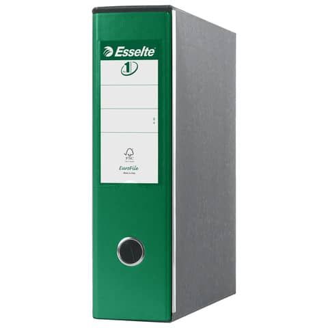Registratore Eurofile G53 - dorso 8 cm - commerciale 23 x 30 cm - verde - Essel…