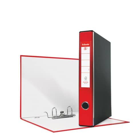 Registratore Eurofile G54 - dorso 5 cm - protocollo 23 x 33 cm - rosso - Esselte