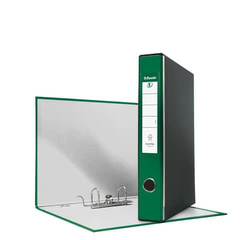 Registratore Eurofile G54 - dorso 5 cm - protocollo 23 x 33 cm - verde - Esselte