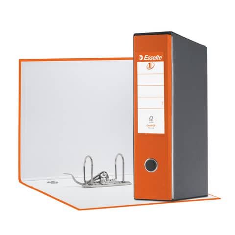 Registratore Eurofile G55 - dorso 8 cm - protocollo 23 x 33 cm - arancione - Es…