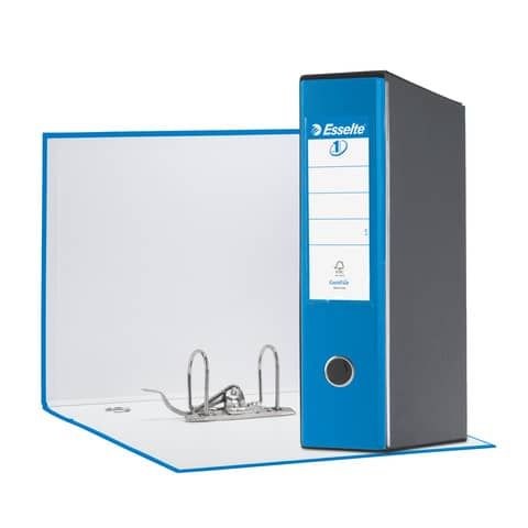 Registratore Eurofile G55 - dorso 8 cm - protocollo 23 x 33 cm - blu vivida - E…