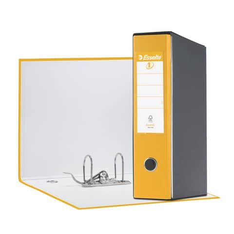 Registratore Eurofile G55 - dorso 8 cm - protocollo 23 x 33 cm - giallo - Essel…