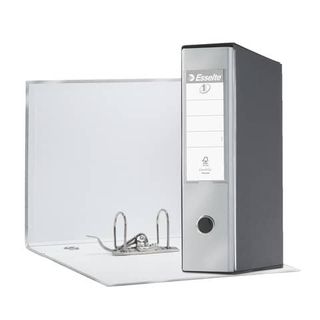 Registratore Eurofile G55 - dorso 8 cm - protocollo 23 x 33 cm - grigio metalli…