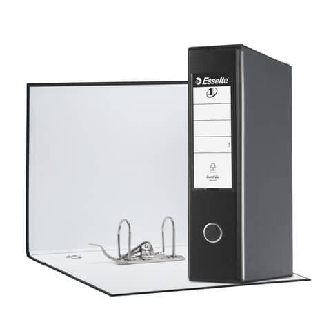Registratore Eurofile G55 - dorso 8 cm - protocollo 23 x 33 cm - nero - Esselte
