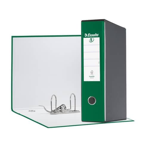 Registratore Eurofile G55 - dorso 8 cm - protocollo 23 x 33 cm - verde - Esselte